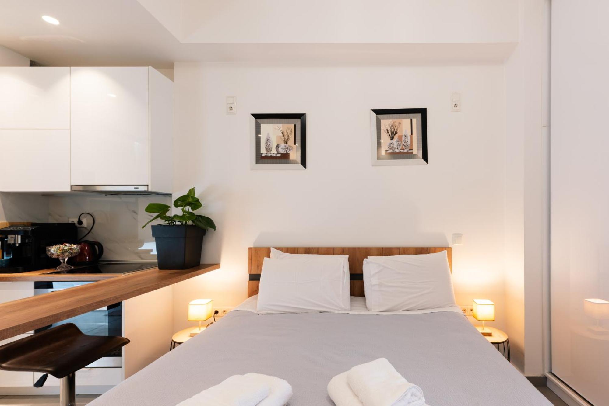 Modern Studio Apartment A Athén Kültér fotó