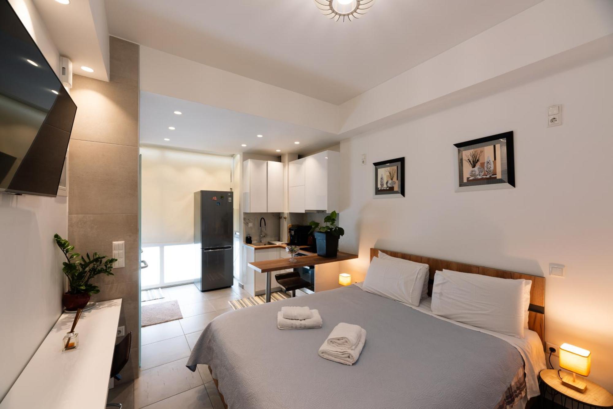 Modern Studio Apartment A Athén Kültér fotó