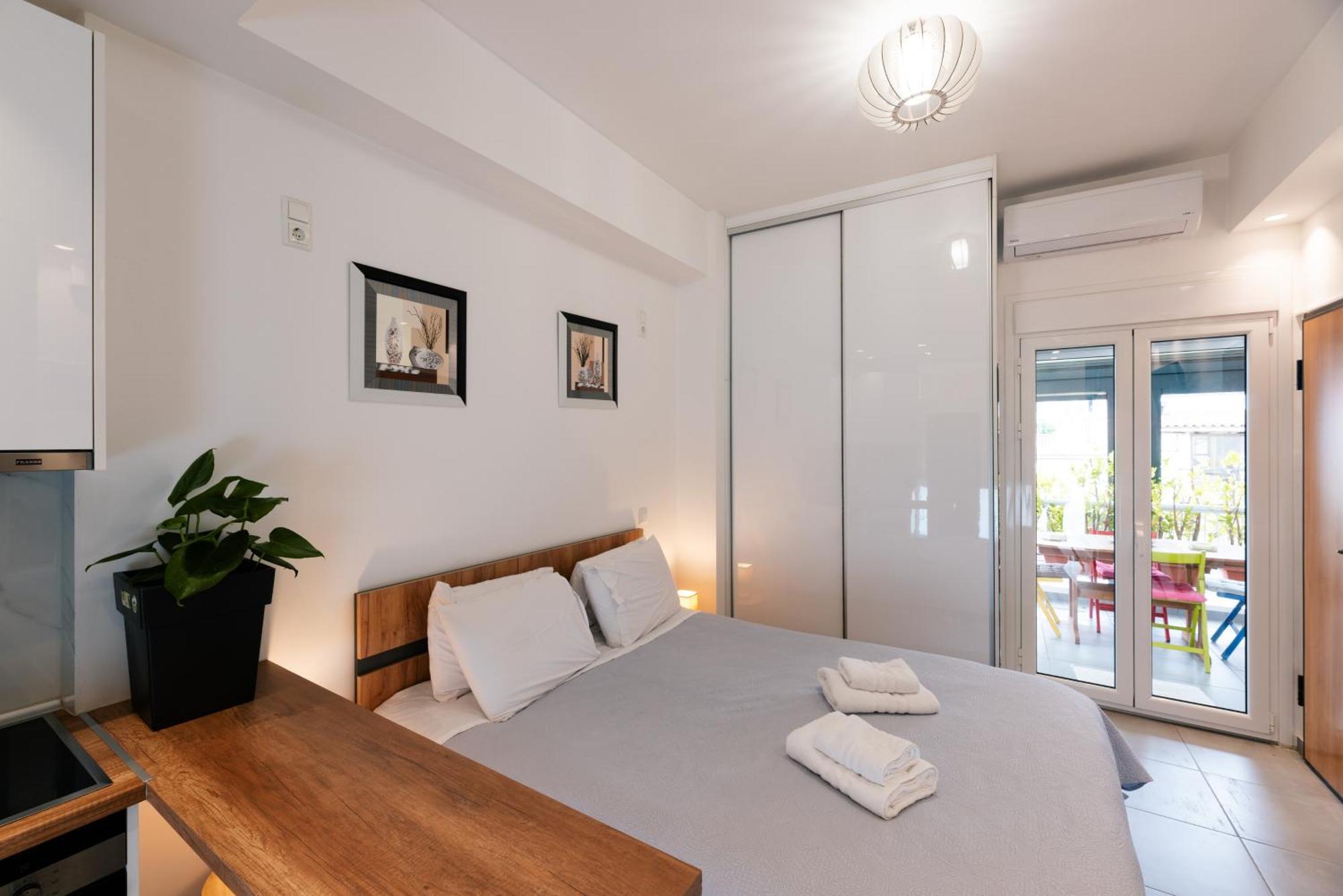 Modern Studio Apartment A Athén Kültér fotó